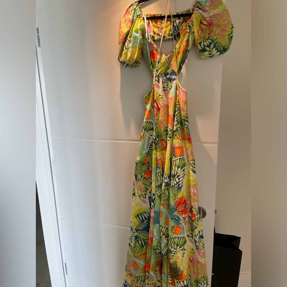STAUD Coliseum Dress - size 4 - Colorful and Vibrant - Picture 5 of 5